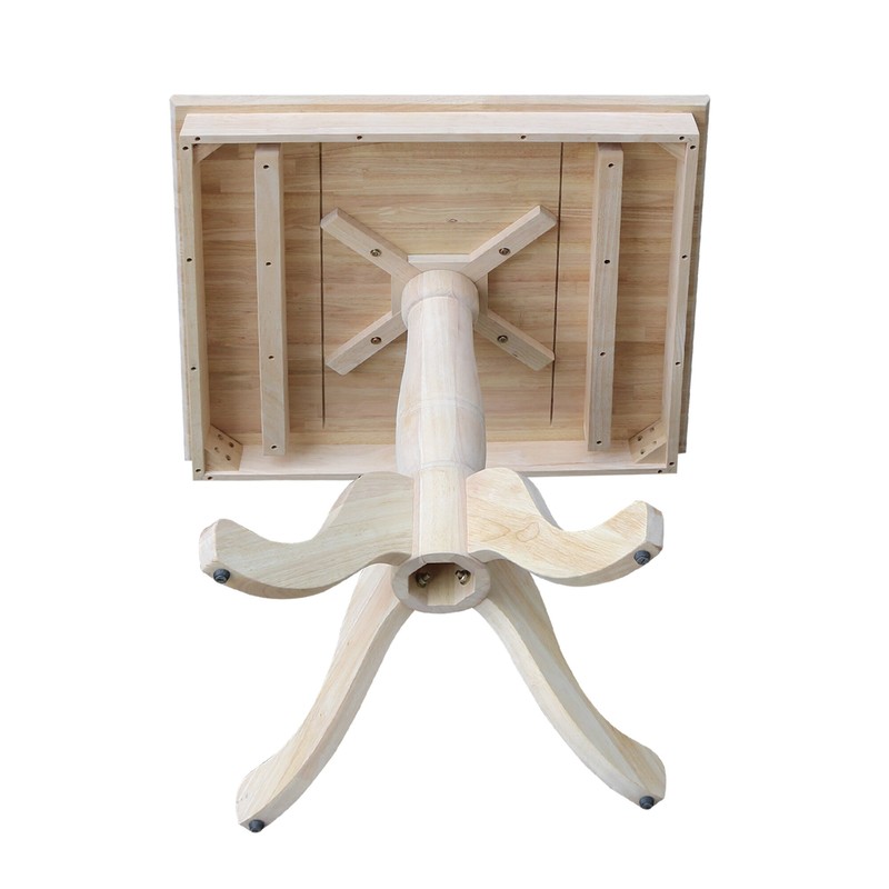 Adeline 36'' Solid Wood Pedestal Dining Table