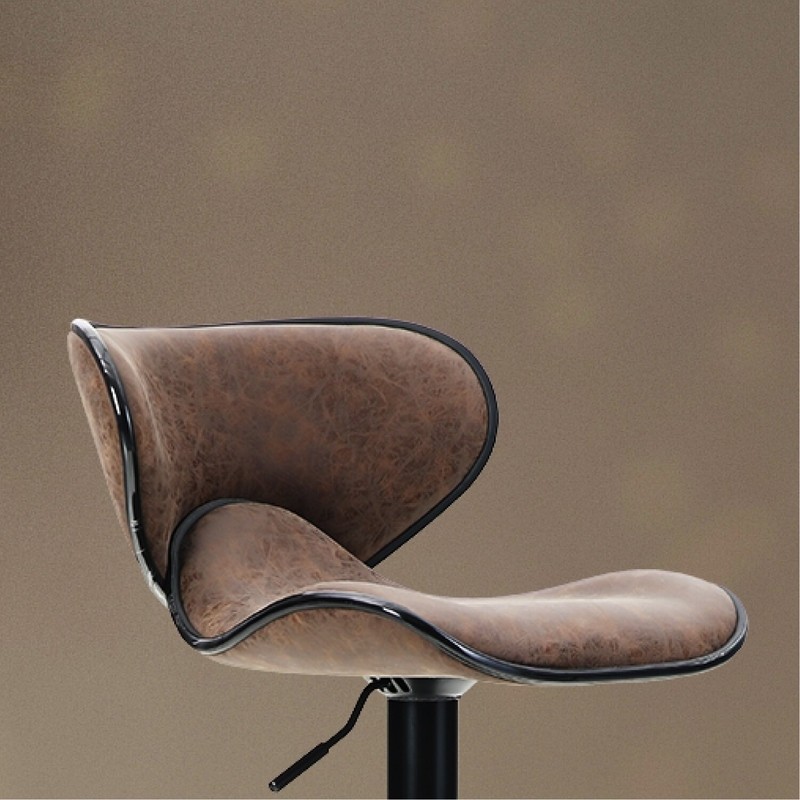 Adeliza Swivel Adjustable Height Bar Stool