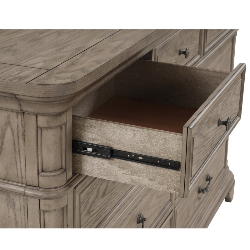 Adelmo Solid Wood Standard 6 Piece Bedroom Set