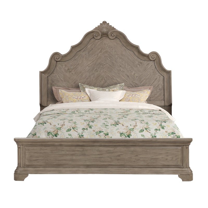 Adelmo Solid Wood Standard 6 Piece Bedroom Set