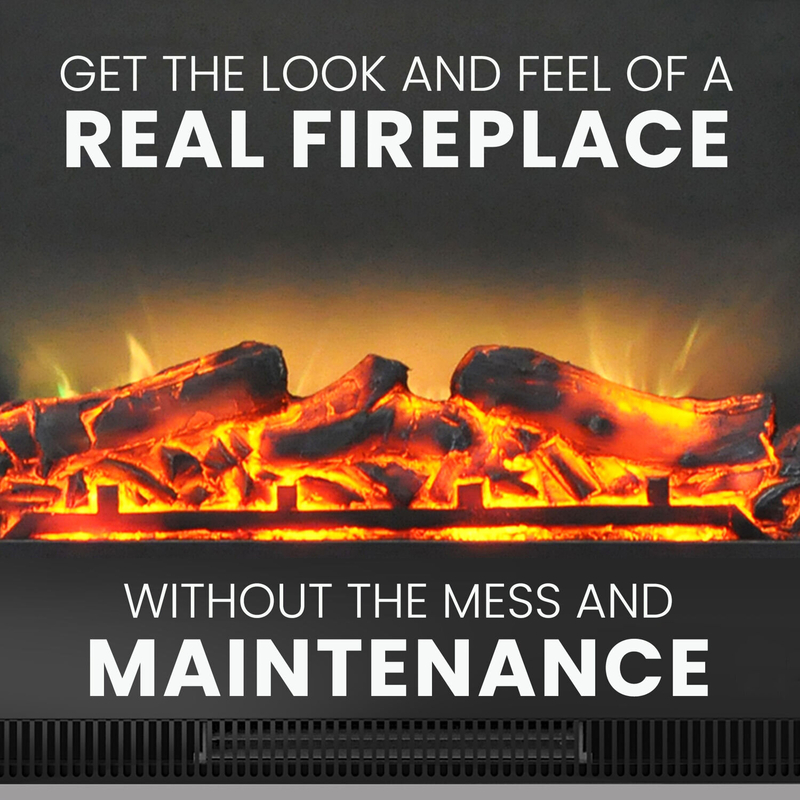 Adepoju 72.3'' W Electric Fireplace