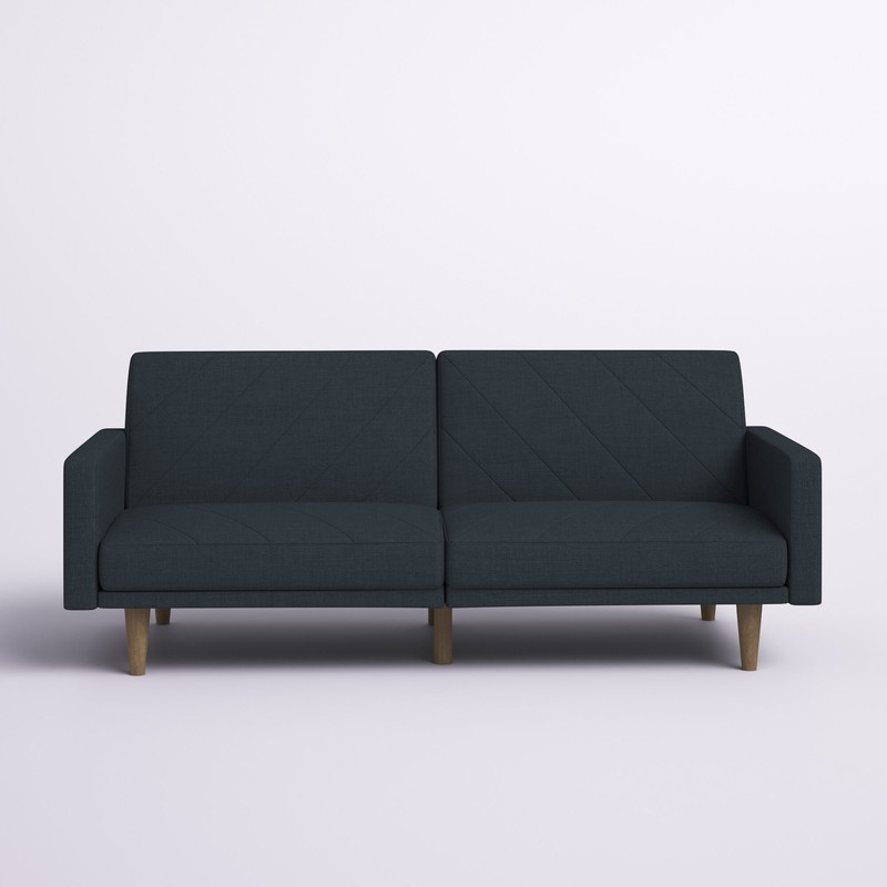 Adria Twin 78.5'' Wide Split Back Convertible Sofa