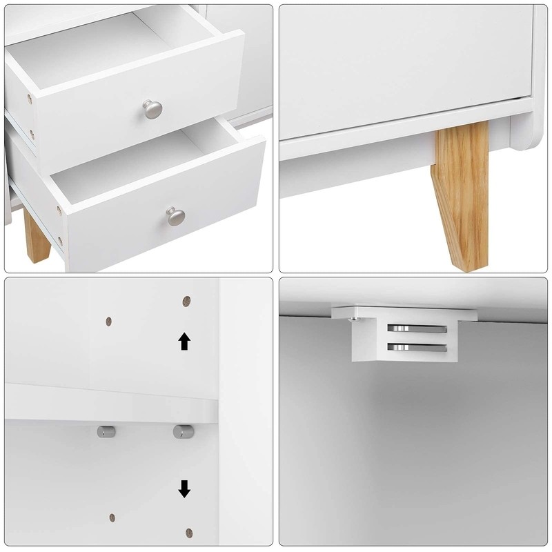 Affie 34.2'' Tall 1 - Door Accent Cabinet