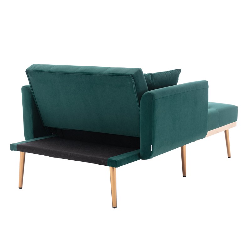 Ahsiah 34'' Wide Velvet Manual Ergonomic Recliner