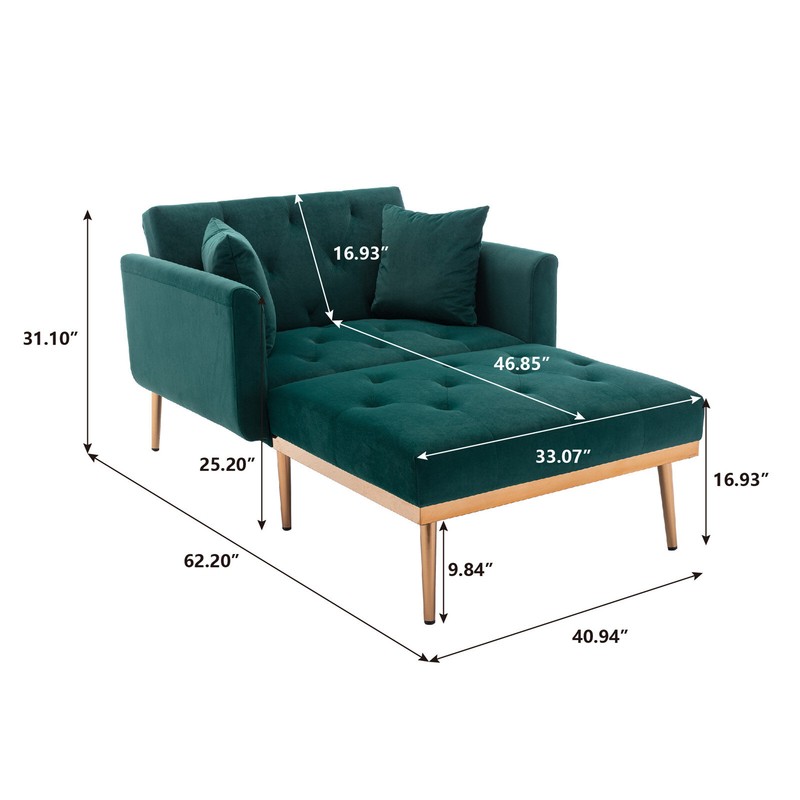 Ahsiah 34'' Wide Velvet Manual Ergonomic Recliner