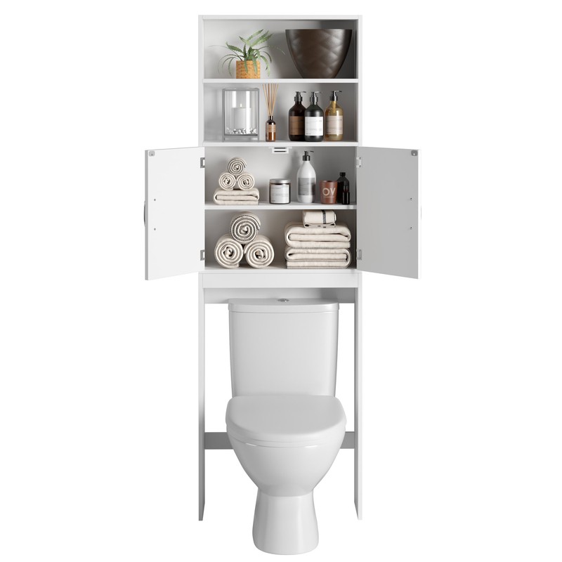 Aidie 24.8'' W x 76.8'' H x 7.87'' D Over-The-Toilet Storage