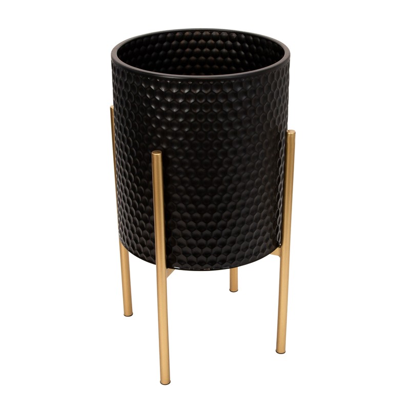 Aiken 2 - Piece Iron Pot Planter Set