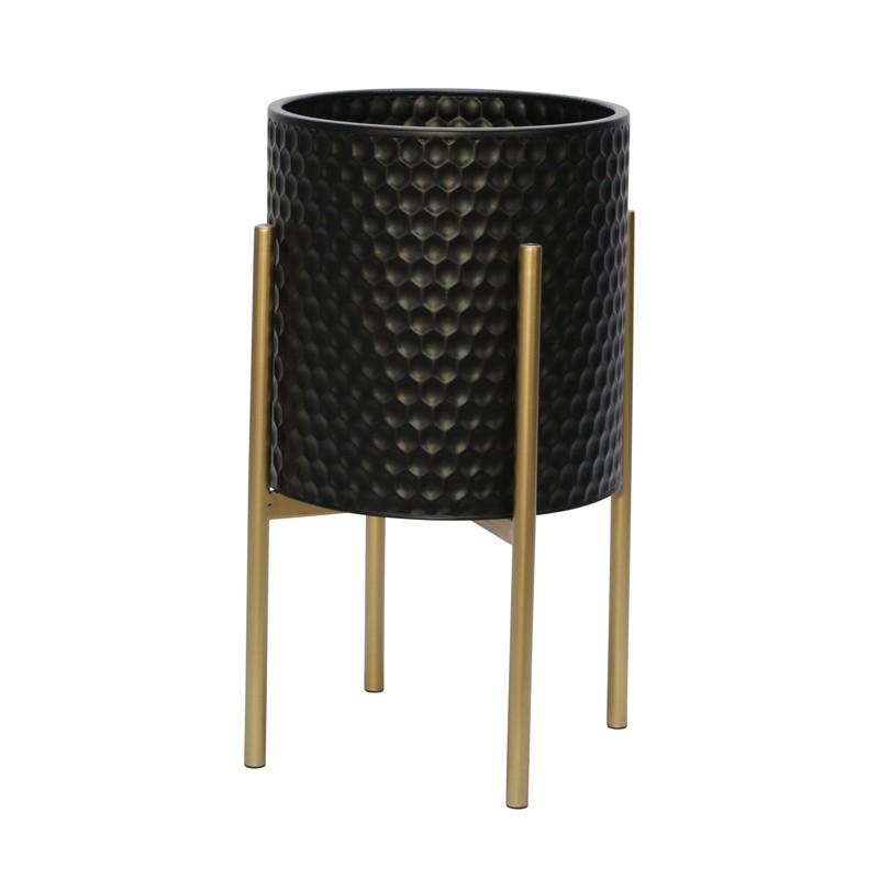Aiken 2 - Piece Iron Pot Planter Set