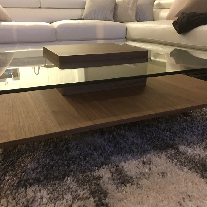 Aiofe Pedestal Coffee Table with Storage