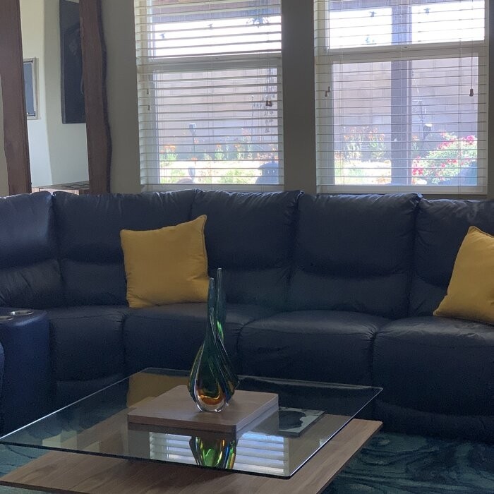 Aiofe Pedestal Coffee Table with Storage