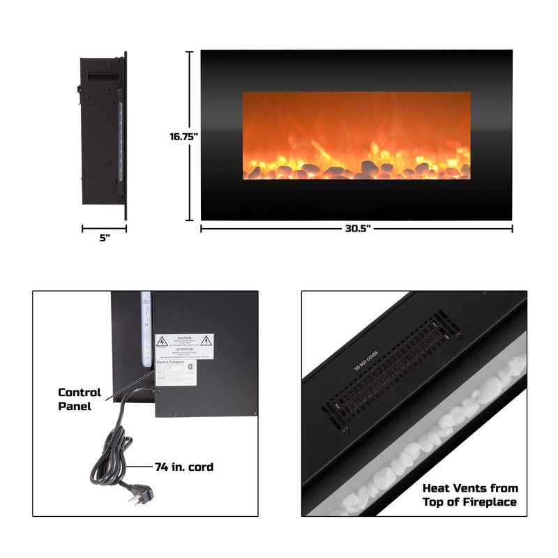Albee Electric Fireplace