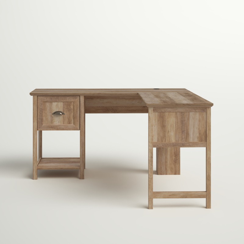 Alcantara L-Shaped Desk