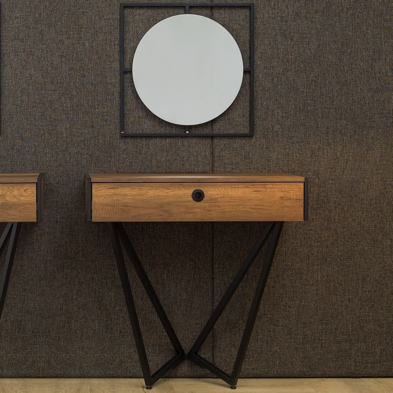 Alnesto 35'' Console Table and Mirror Set