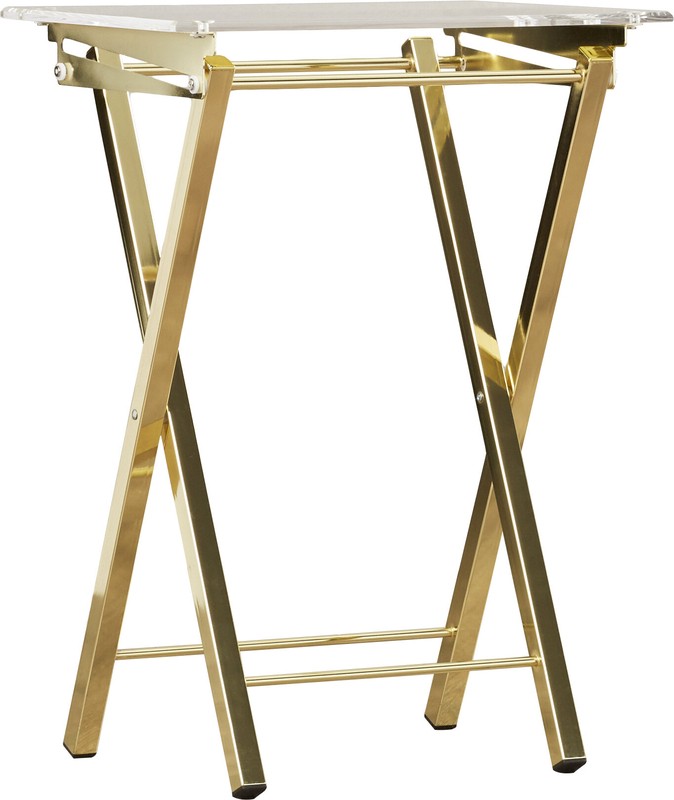 Aloysius Folding Tray Table Set