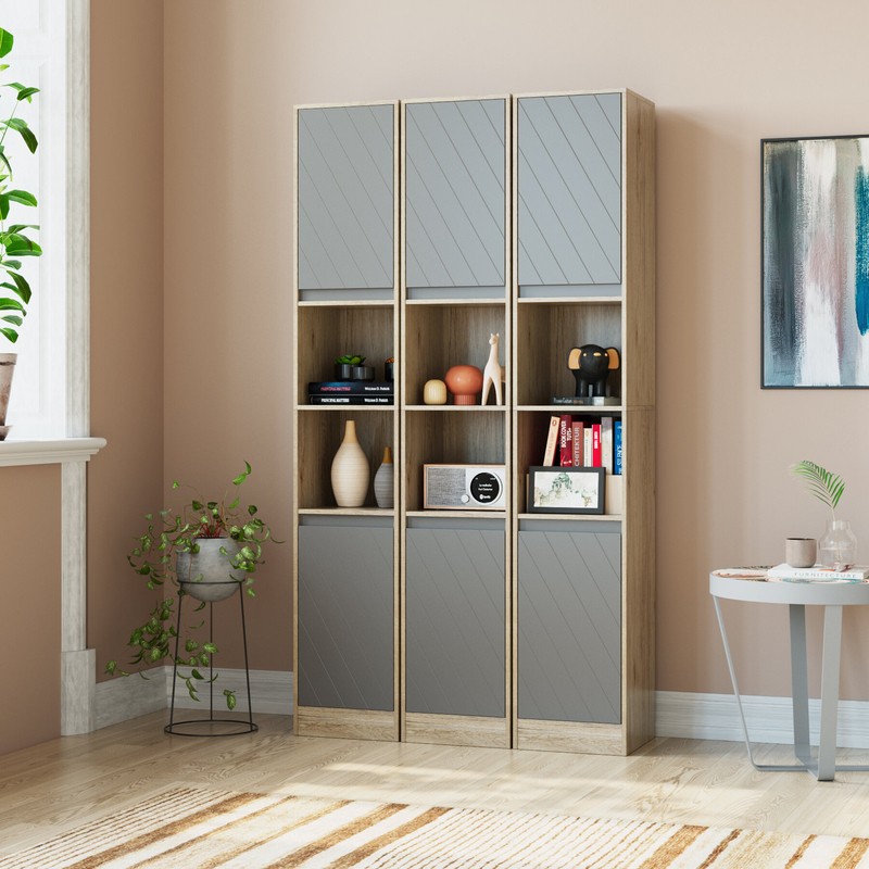 Alquan 11.8'' W x 66.3'' H x 11.8'' D Linen Cabinet