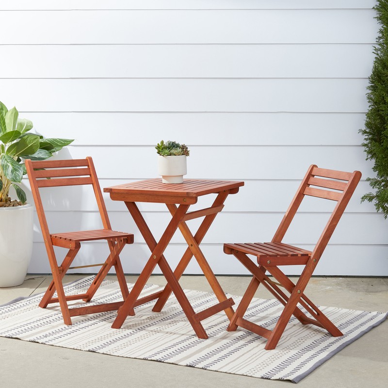 Altenwald Square 2 - Person 20'' Long Bistro Set
