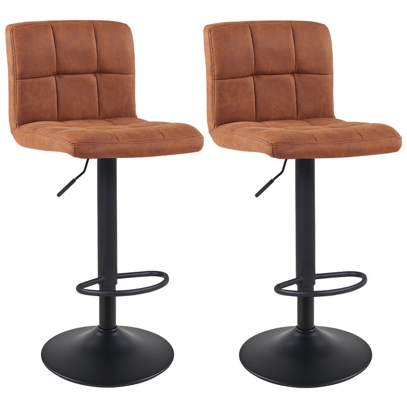 Amjed Swivel Adjustable Height Bar Stool