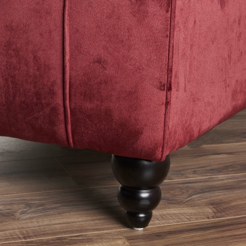 Andrews Tufted Armless Chaise Lounge