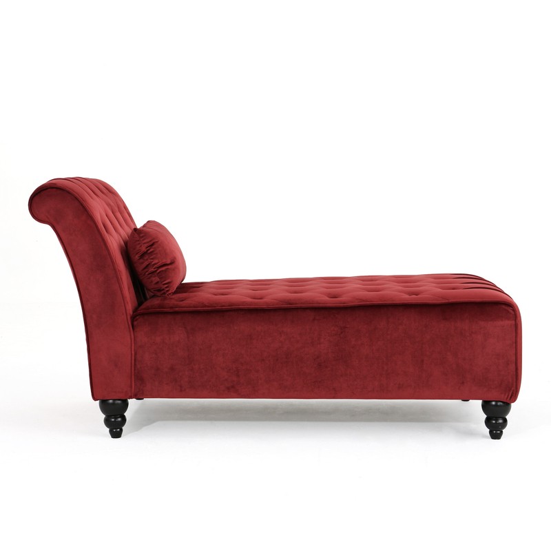 Andrews Tufted Armless Chaise Lounge