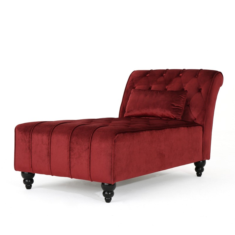 Andrews Tufted Armless Chaise Lounge