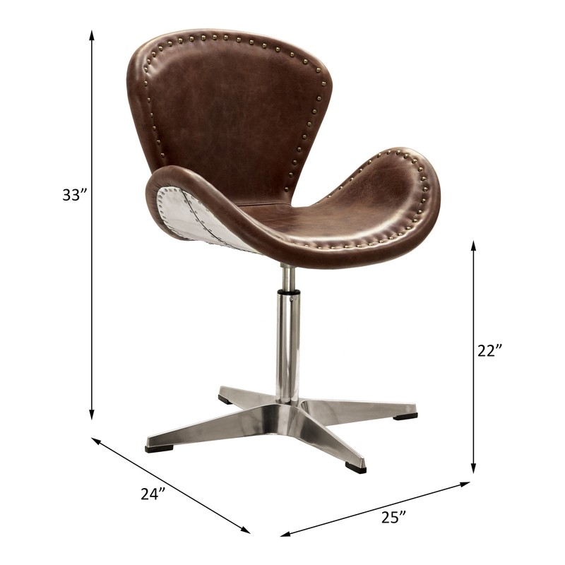 Annessia 25'' Wide Swivel Side Chair