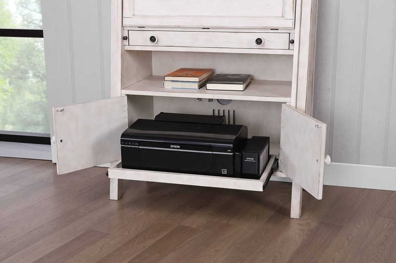 Aonesti Solid Wood Secretary Desk