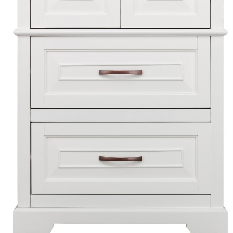 Arapahoe 24'' W x 62.25'' H x 16'' D Linen Cabinet