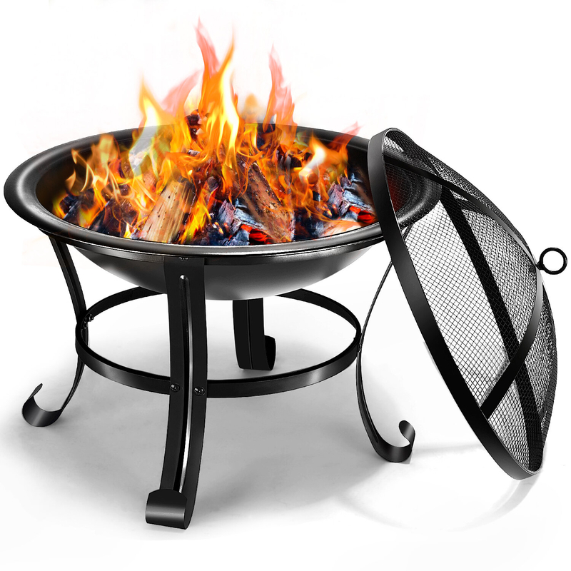 Arayana 20'' H x 22'' W Steel Wood Burning Outdoor Fire Pit