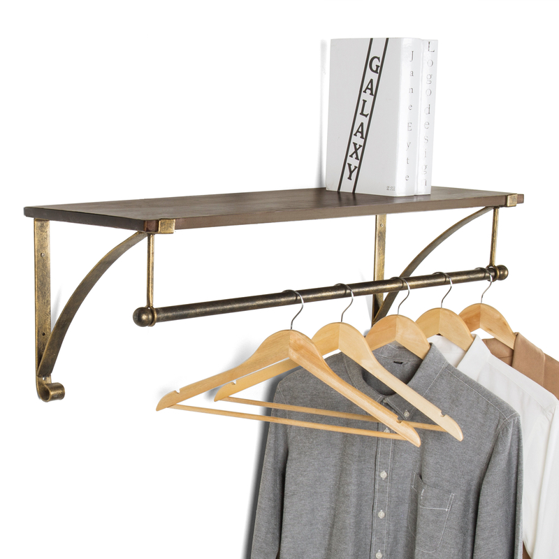 Archeveque 11.8'' Wall Mounted Clothes Rack