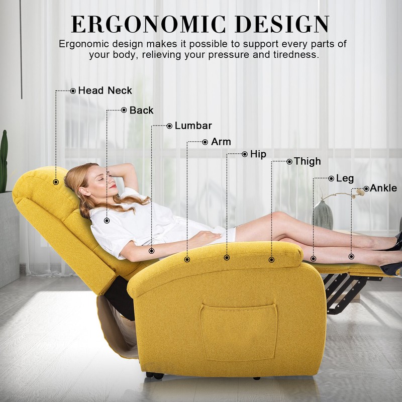 Argonne 31.1'' Wide Power Lift Assist Standard Recliner with Massager