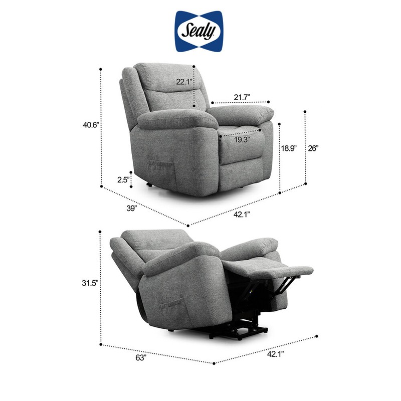 Aria 42.1'' Wide Power Lift Assist Recliner