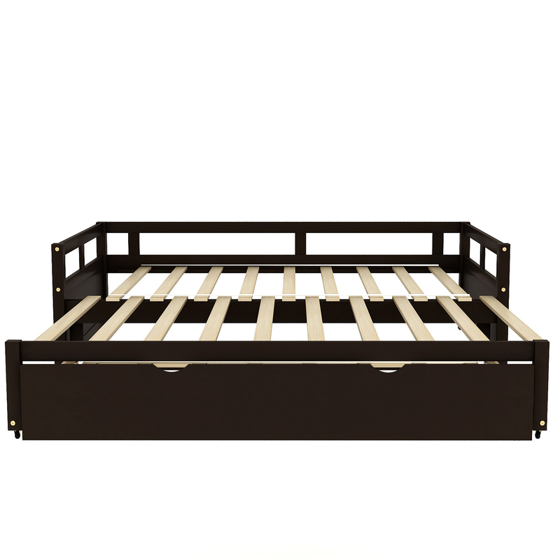 Armster Solid Wood Daybed with Trundle