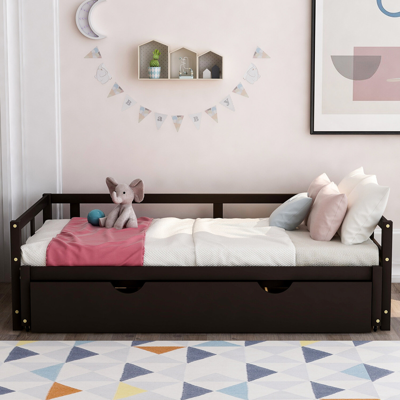 Armster Solid Wood Daybed with Trundle