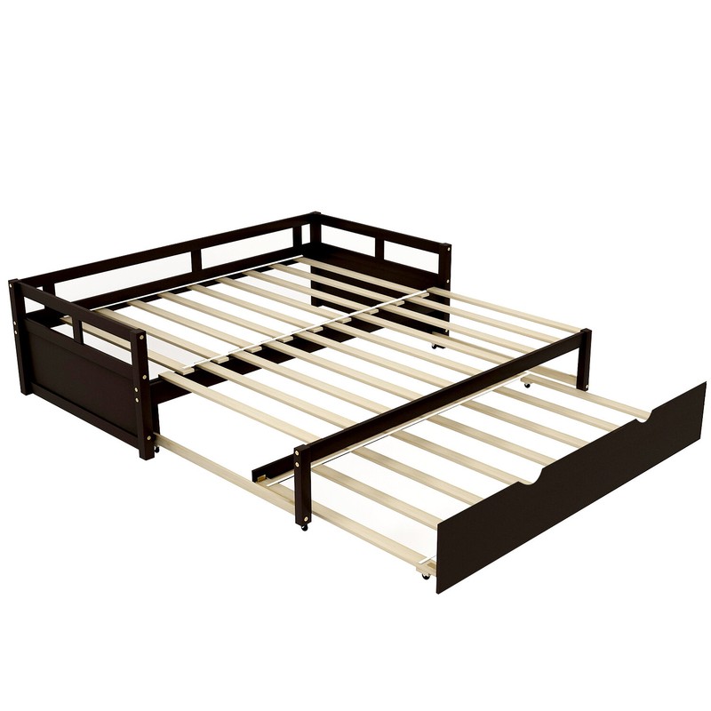 Armster Solid Wood Daybed with Trundle