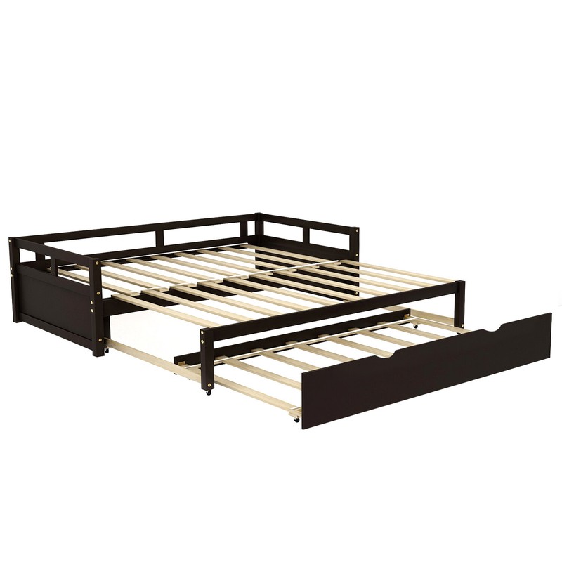 Armster Solid Wood Daybed with Trundle
