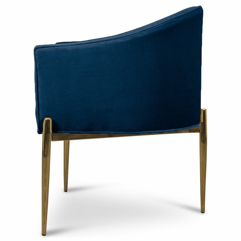 Art Deco Velvet Upholstered Arm Chair