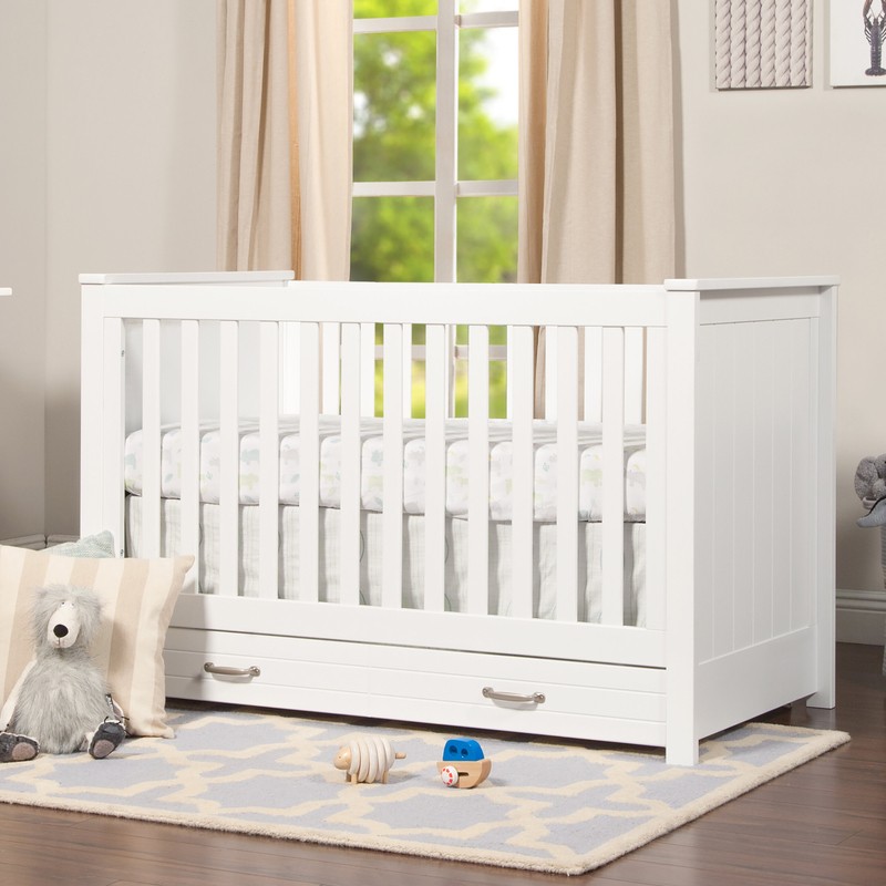 Asher 3-in-1 Convertible Crib with Storage