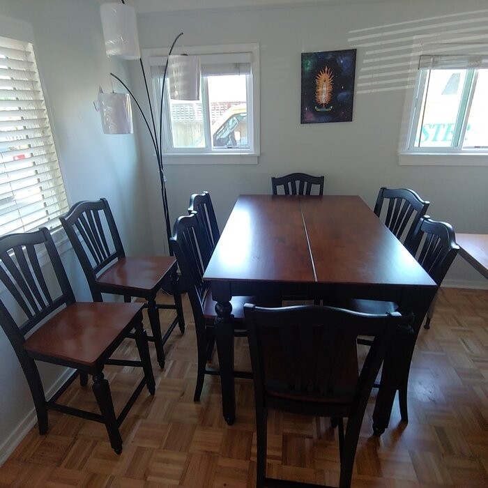 Ashworth Counter Height Butterfly Leaf Solid Wood Dining Set