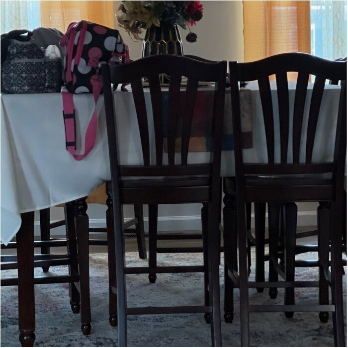 Ashworth Counter Height Butterfly Leaf Solid Wood Dining Set