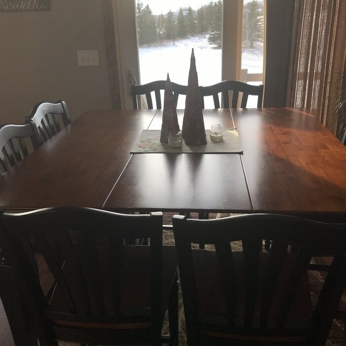 Ashworth Counter Height Butterfly Leaf Solid Wood Dining Set