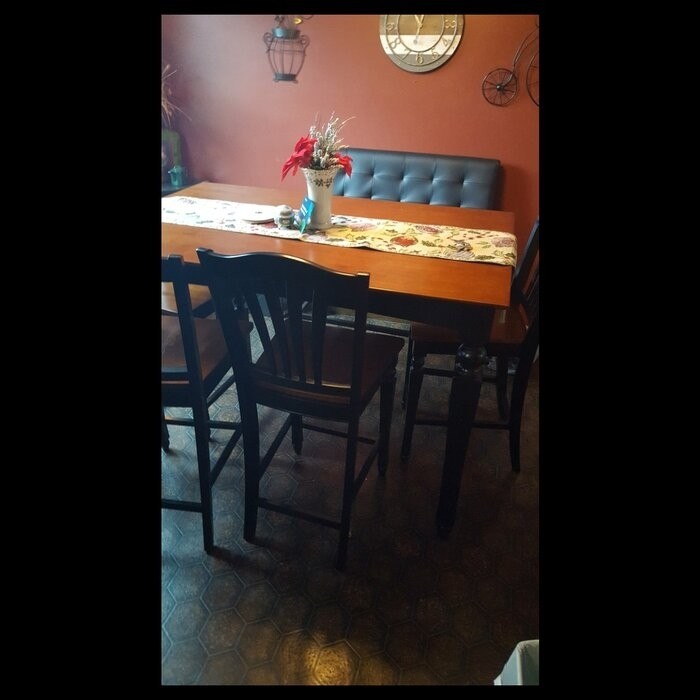 Ashworth Counter Height Butterfly Leaf Solid Wood Dining Set