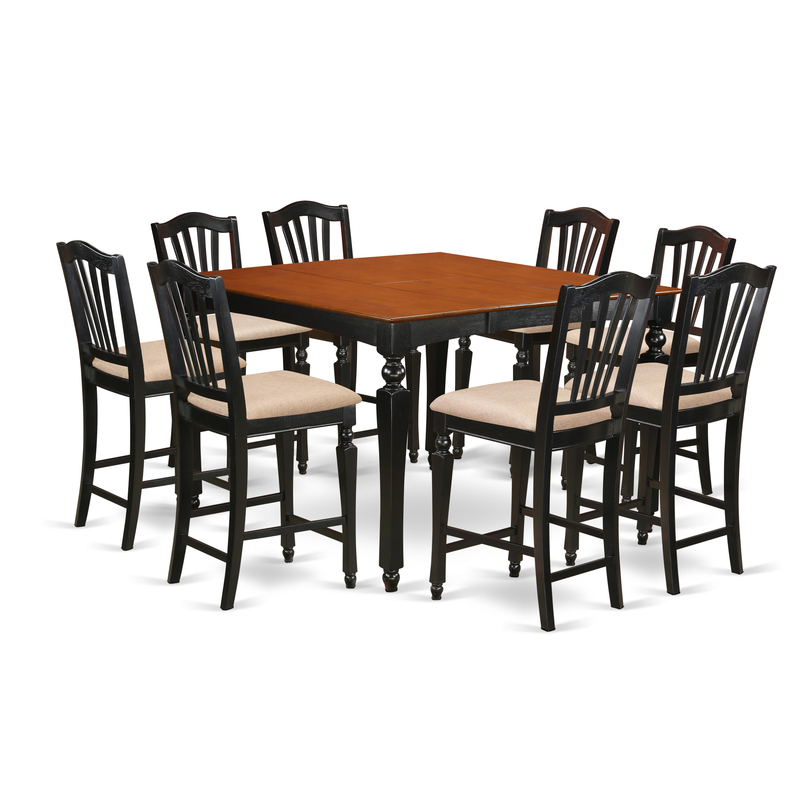Ashworth Counter Height Butterfly Leaf Solid Wood Dining Set