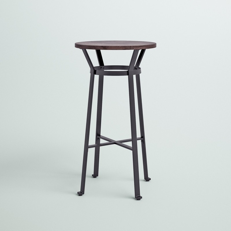 Augustine Bar Height 23.6'' Iron Dining Table