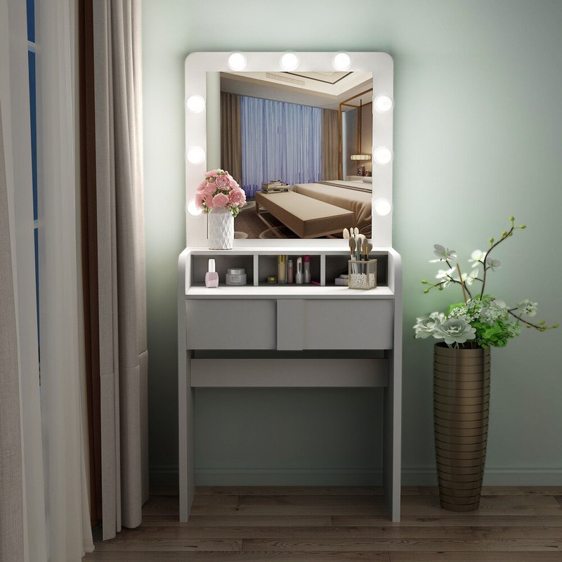 Baldon 27.6'' Wide Vanity with Mirror