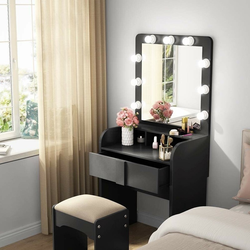 Baldon 27.6'' Wide Vanity with Mirror