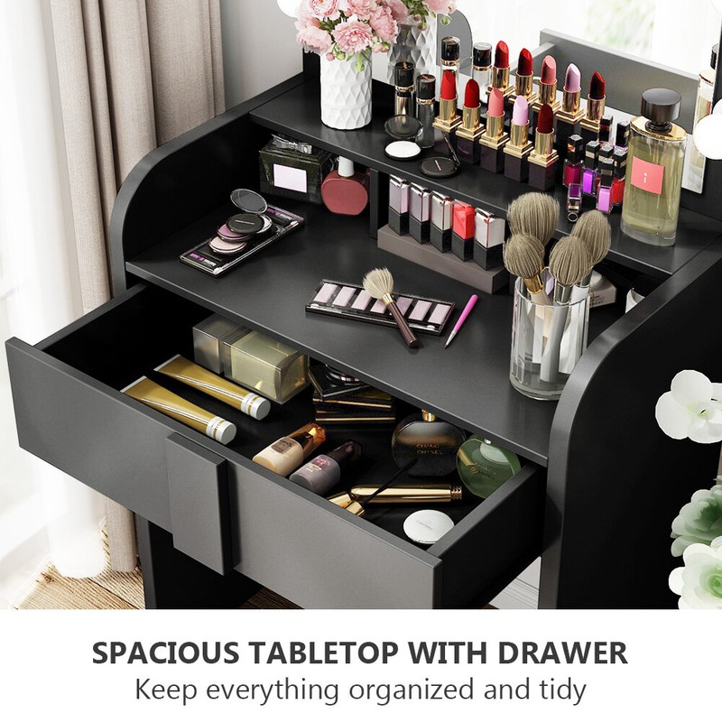 Baldon 27.6'' Wide Vanity with Mirror