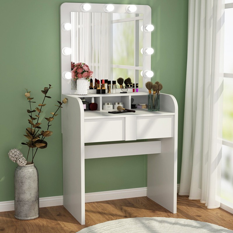 Baldon 27.6'' Wide Vanity with Mirror