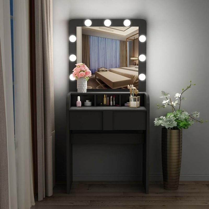 Baldon 27.6'' Wide Vanity with Mirror