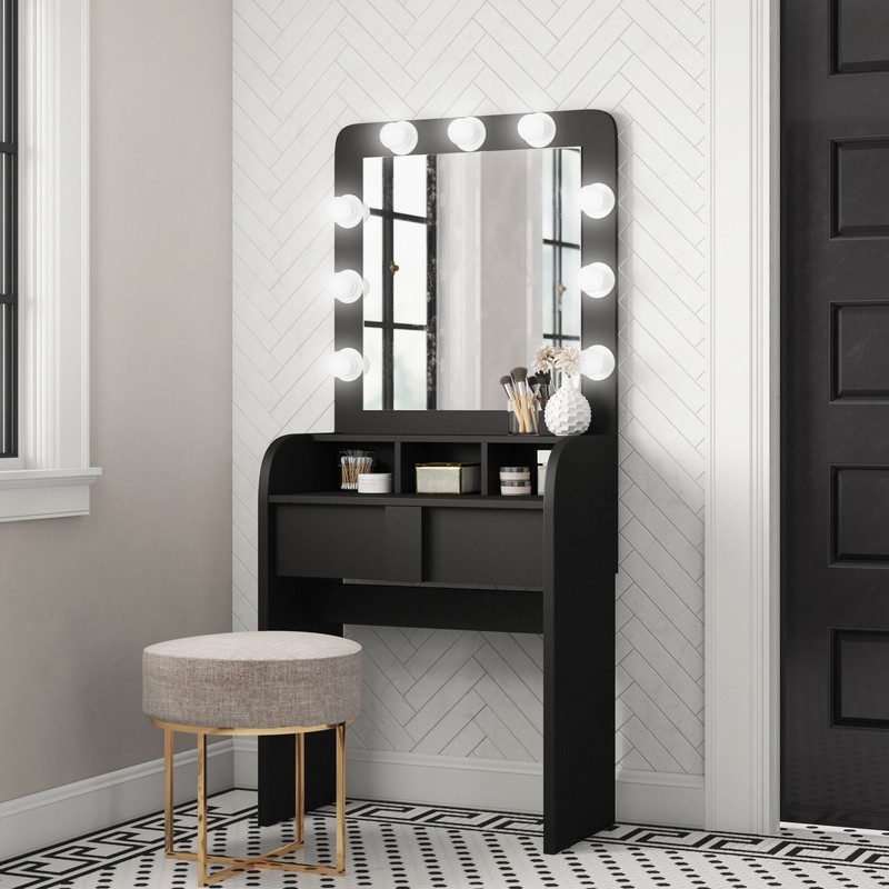 Baldon 27.6'' Wide Vanity with Mirror