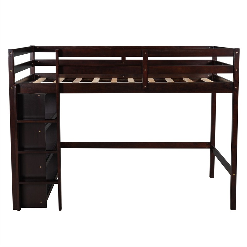Ballina Twin Over Twin L-Shaped Bunk Beds with Shelves by Isabelle & Max™
